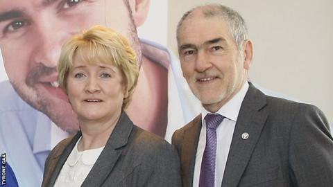 Roisin Jordan and Mickey Harte