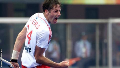 Iain Lewers celebrates