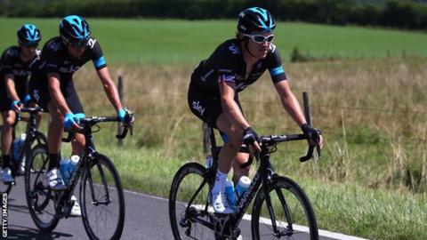 Geraint Thomas impressed for Team Sky during the 2014 Tour de France