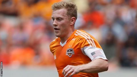 Andrew Driver in action for Houston Dynamo