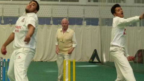 A group of 17 youngsters are having weekly sessions through the winter at Glamorgan's academy