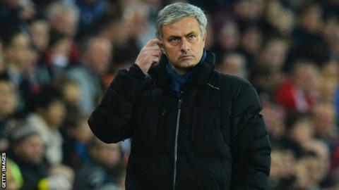 Chelsea manager Jose Mourinho