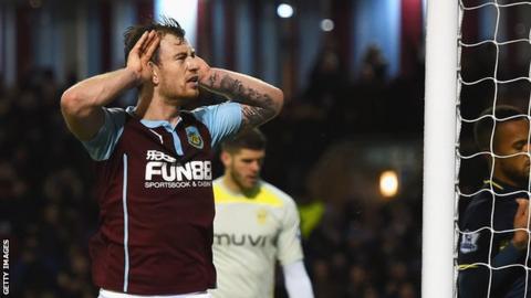 Burnley forward Ashley Barnes