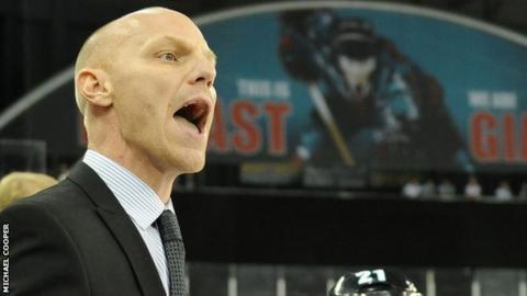 Belfast Giants coach Steve Thornton