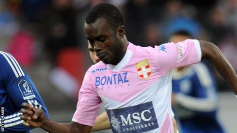 Evian winger Modou Sougou