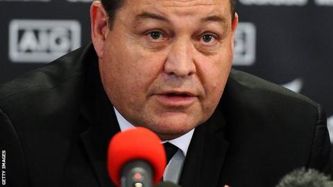 New Zealand coach Steve Hansen