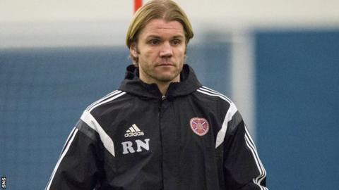 Hearts head coach Robbie Neilson