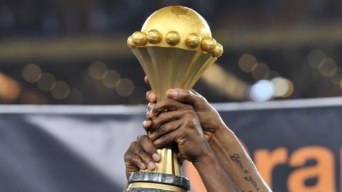 The Africa Cup of Nations trophy