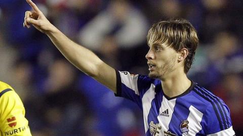 Real Sociedad's Sergio Canales