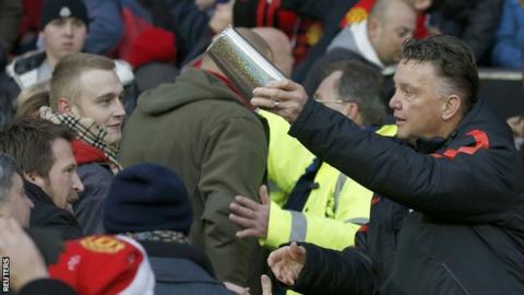 Manchester United manager Louis van Gaal