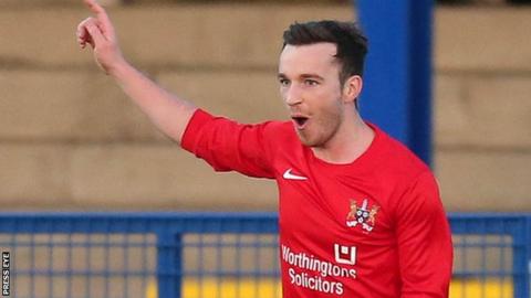 Eamon McAllister will play for the Sky Blues until the end of the season