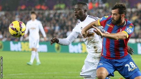 Swansea City's Modou Barrow is the first Gambian to play in the Premier League