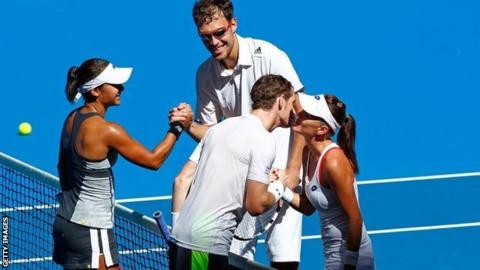 Heather Watson, Andy Murray, Jerzy Janowicz and Agnieszka Radwanska