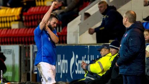 St Johnstone forward James McFadden