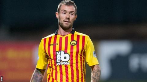 Partick Thistle left-back Jordan McMillan