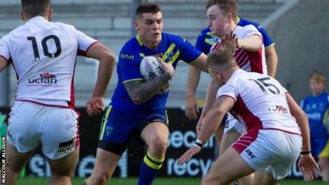 Tom Walker played for Warrington's under-20 side