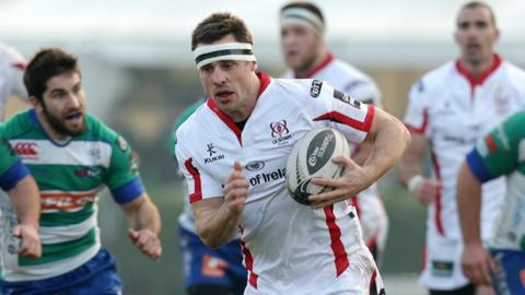 Tommy Bowe scored the third of Ulster's tries against Treviso