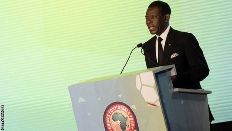 Equatorial Guinea president Teodoro Obiang Nguema