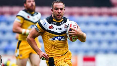 Castleford Tigers prop Andy Lynch