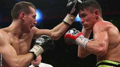 Derry Mathews and Anthony Crolla
