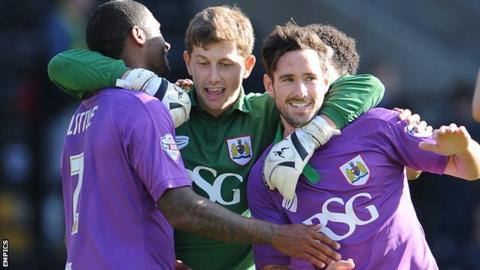 Bristol City celebrate