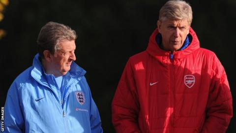 Roy Hodgson and Arsene Wenger