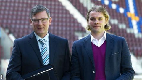 Craig Levein and Robbie Neilson
