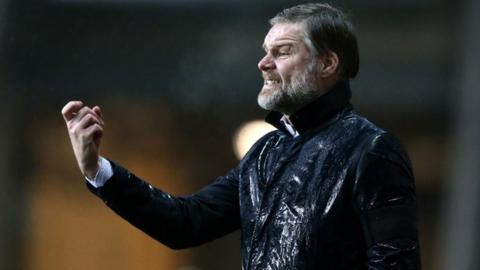 Coventry City manager Steven Pressley