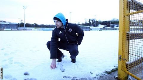 Ballinamallard's pitch at Ferney Park was deemed unplayable on Saturday morning