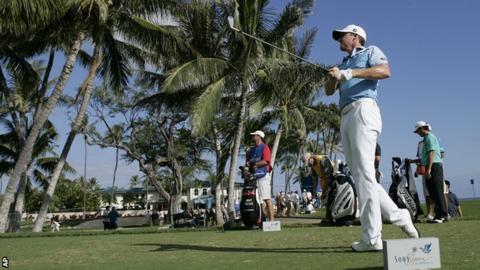 Jimmy Walker in third-round action in Hawaii
