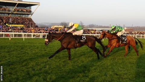 Many Clouds ridden by Leighton Aspell