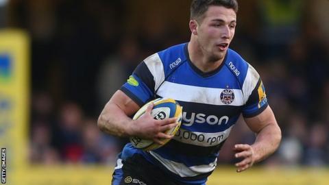 Sam Burgess in action for Bath