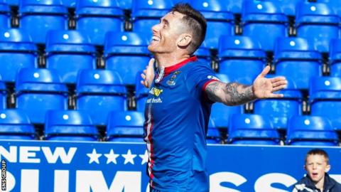 Inverness midfielder Greg Tansey
