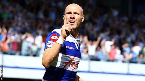 Andy Johnson celebrating scoring for QPR