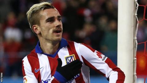Atletico Madrid's Antoine Griezmann