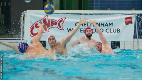 Cheltenham goalkeeper Sam Legge (centre-right)