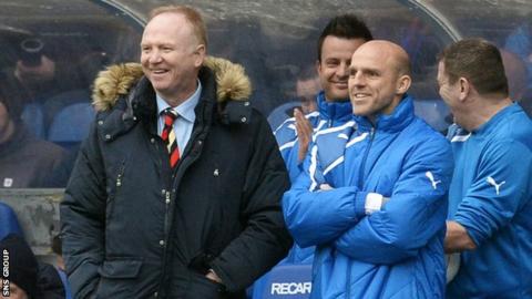 Alex McLeish and Alex Rae