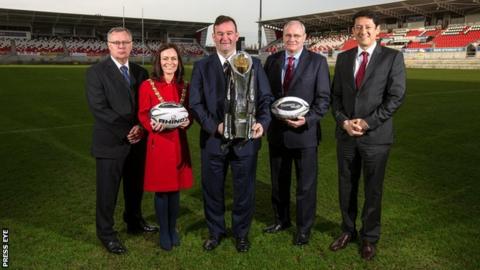 The news that Ravenhill is to host the Pro12 Grand Final in May was announced in Belfast on Monday