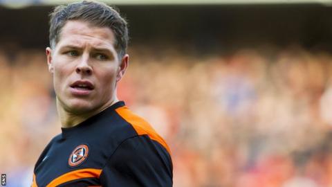 Dundee United midfielder John Rankin