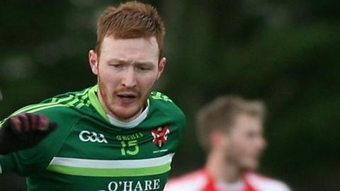 Ciaran O'Hanlon in action for Queen's
