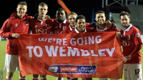 Bristol City celebrate