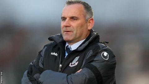 Ballymena manager Glenn Ferguson