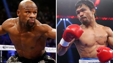 Floyd Mayweather and Manny Pacquiao