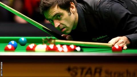 World number three Ronnie O'Sullivan