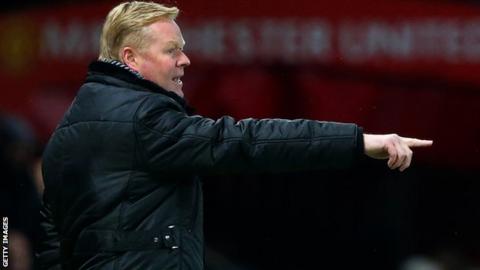Southampton manager Ronald Koeman