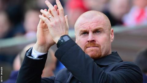 Burnley manager Sean Dyche