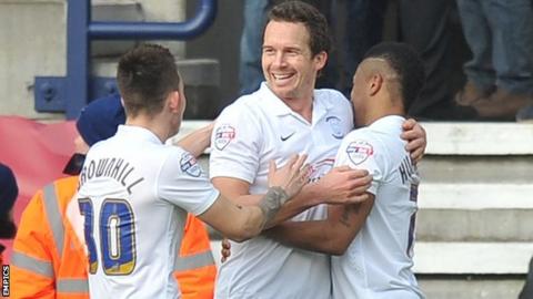 Preston striker Kevin Davies