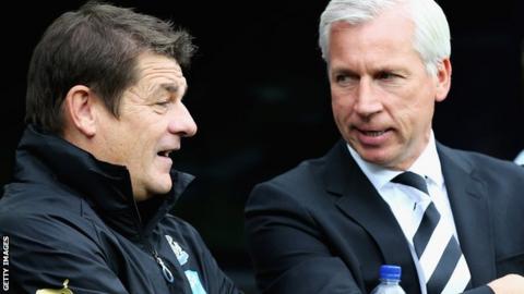 John Carver and Alan Pardew