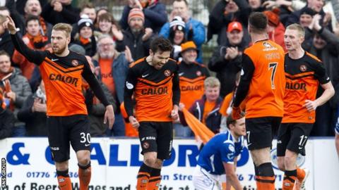 Dundee United were 3-0 winners at Stair Park