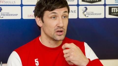 Hamilton player-manager Martin Canning